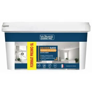 Les 3 Blancs Sous Couche Plaque de Plâtre 5L - Sous couches pas cher