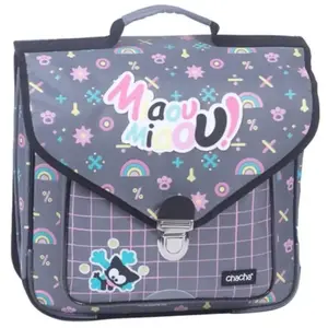 Cartable CHACHA Style 36 CM - 2 Cpt - Maternelle Algebre pas cher