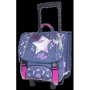CARTABLE TROLLEY 38CM BELLA SARA COSMIC pas cher