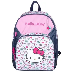 Sac à Dos - HELLO KITTY - Lovely - 42 CM - Rose - 1 Compartiment Zippé pas cher