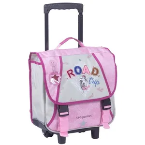 Cartable à roulettes TEO JASMIN 38 CM Racing pas cher