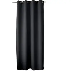 Comparateur de prix : ED Enjoy Home Rideau Occultant Uni avec 8 oellets - Gris Fonc - 140 x 240 cm