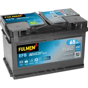 FULMEN Batterie (de voiture) 650.0 A 65.0 Ah Start & Stop EFB (Ref: FL652) pas cher