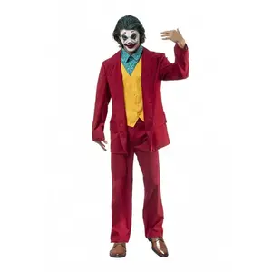 CHAKS DÉGUISEMENT JOKER HOMME M Rouge Bordeaux pas cher
