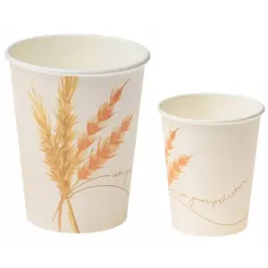 8 GOBELETS CARTON ÉPIS DE BLÉ 25CL BLANCVendu parrakuten