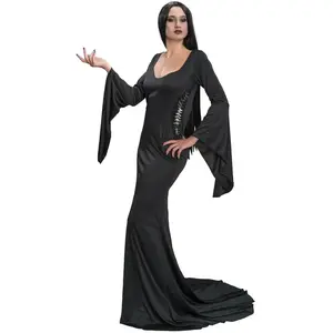 DÉGUISEMENT MORTICIA ADDAMS ROBE NOIRE FEMMEVendu parbol