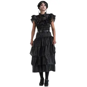 Déguisement Mercredi Addams - Robe de bal femme - NoirVendu parbol