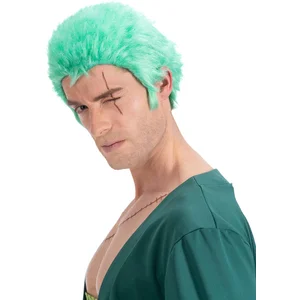 Chaks C4621, Perruque Zoro ® de One Piece, Verte pas cher