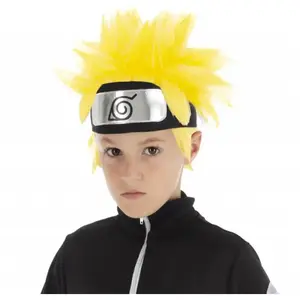 Comparateur de prix : Perruque - CHAKS - Naruto shippuden - Jaune, gris et noir - Enfant