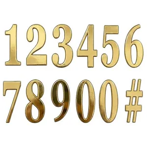 CHAKS Zelfklevende Cijfers 0 t/m 10 - Goud pas cher