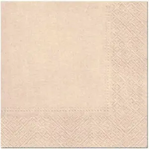 Chaks Feest servetten taupe/beige - 20x - papier - 33 x 33 cmVendu parbol