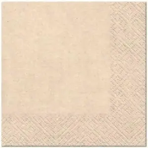 Chaks Feest servetten taupe/beige - 20x - papier - 25 x 25 cmVendu parbol