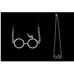CHAKS Collier lunettes apprenti sorcier - Argenté / gris - Enfant pas cher