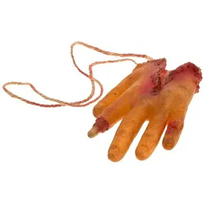 MAIN ARRACHÉE LATEX SUSPENSION DÉCO 15.5X9.5X3CM pas cher