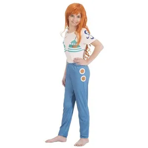 CHAKS - One Piece Nami-kostuum voor kinderen - 146/152 (11-12 jaar) pas cher