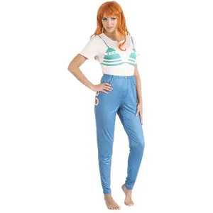 Déguisement Nami Chaton Chapardeur Femme One Piece - Bleu - Taille M pas cher