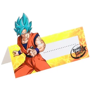 Marque-places CHAKS Dragon Ball ® - Sachet de 8 carton 6x8cm Orange-Pêche pas cher