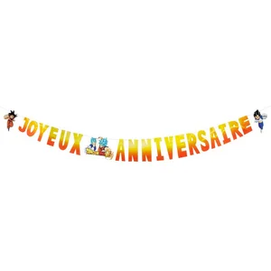 Chaks 12812-DB, Guirlande Joyeux Anniversaire 2,25m Dragon Ball ® pas cher
