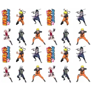 Chaks 12805-NA, Lot de 24 Confettis carton 3,5cm Naruto ® pas cher