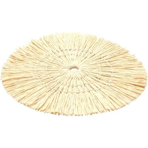 Chaks Placemat - D38 cm - gevlochten riet - beige - bohemian style pas cher