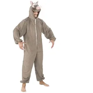 Chaks - Zwijn Steiff Van Asterix Kind Kostuum - Grijs - Maat 180 - Carnavalskleding - Verkleedkleding