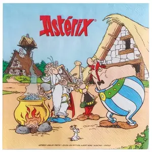 Chaks 12801-AX, Sachet de 20 Serviettes en papier 33x33cm Astérix ® pas cher