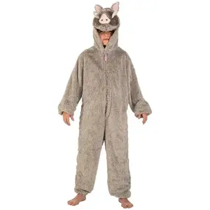 Chaks - Zwijn Steiff Van Asterix Kind Kostuum - Grijs - Maat 152 - Carnavalskleding - Verkleedkleding
