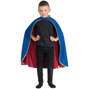 CHAKS Omkeerbare Ridder Cape Rood Blauw - Jongen pas cher