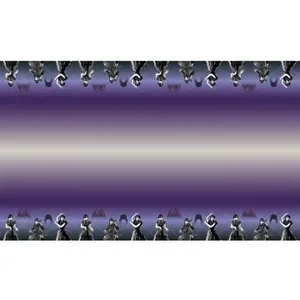 Nappe en papier - CHAKS - Chaks 12800-WD - Lilas-Prune-Parme - Blanc - Motifs Mercredi © pas cher