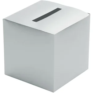 Chaks Enveloppendoos - zilver - bruiloft - papier - 23 x 23 cm - envel... pas cher