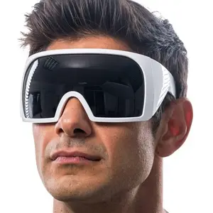 Toekomstige maskerbril met wit frame pas cher