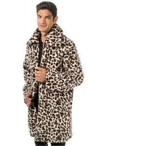 Jas met luipaardlook voor heren pas cher