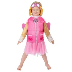 DÉGUISEMENT STELLA PAT PATROUILLE ENFANT 5/6 ANS Rose Fuchsia pas cher