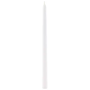 CHAKS Lot de 2 Bougies Flambeau blanche Halloween 30 cm pas cher
