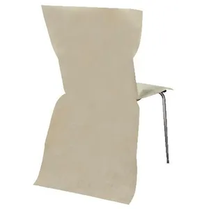 SMIFFY´S Sachet de 6 housses de chaise non tisse ivoire pas cher