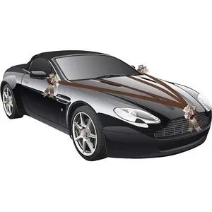 CHAKS Kit Déco Voiture 5 pièces Chocolat pas cher