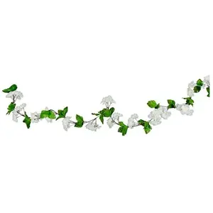 Comparateur de prix : Guirlande Fleurs de Cerisier Blanc 220cm - Végétation Artificielle