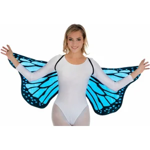 Chaks Vlinder vleugels - blauw - voor volwassenen - Carnavalskleding/a... pas cher