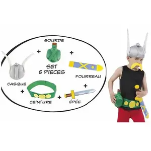 Comparateur de prix : Kit 5 pièces Astérix enfant