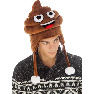 Comparateur de prix : Bonnet - Emoji - Crotte - Marron - Mixte - Intérieur - Adulte