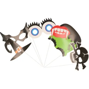 CHAKS Halloween foto props set - 6-delig - Photobooth accessoires pas cher