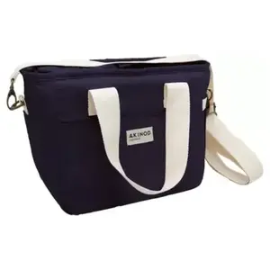 Lunch bag AKINOD 8h17 Bleu navy pas cher