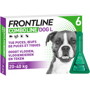 Frontline® Combo Spot-on chien - taille L : 2 x 3 pipettes de 2,68 ml pas cher