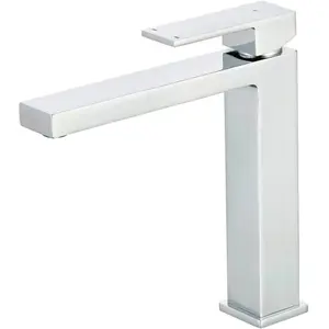 Mitigeur lavabo haut chromé - ESSEBAGNO - Fangolo - Hauteur 218mm - Ec... pas cher