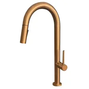 ESSEBAGNO Portofino mitigeur évier à douchette cuivre pas cher