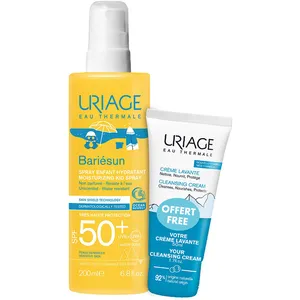 Uriage Bariésun Spray Enfant Hydratant SPF 50+ + Crème Lavante | 200 + 50 ml PROMO pas cher