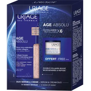 Uriage Coffret Age Absolu Sérum 50ml + Age Absolu Crème Rose 15ml pas cher
