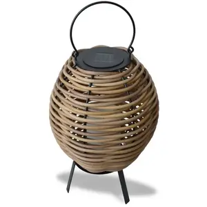 Lanterne solaire tressée Alicia h46cm - Orium pas cher