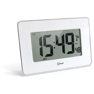 RC SENSITIVE Horloge digitale 28x19,5 cm blanc et noir - ORIUM pas cher