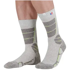 Chaussettes Monnet Lin Haute Gris 39/40 pas cher